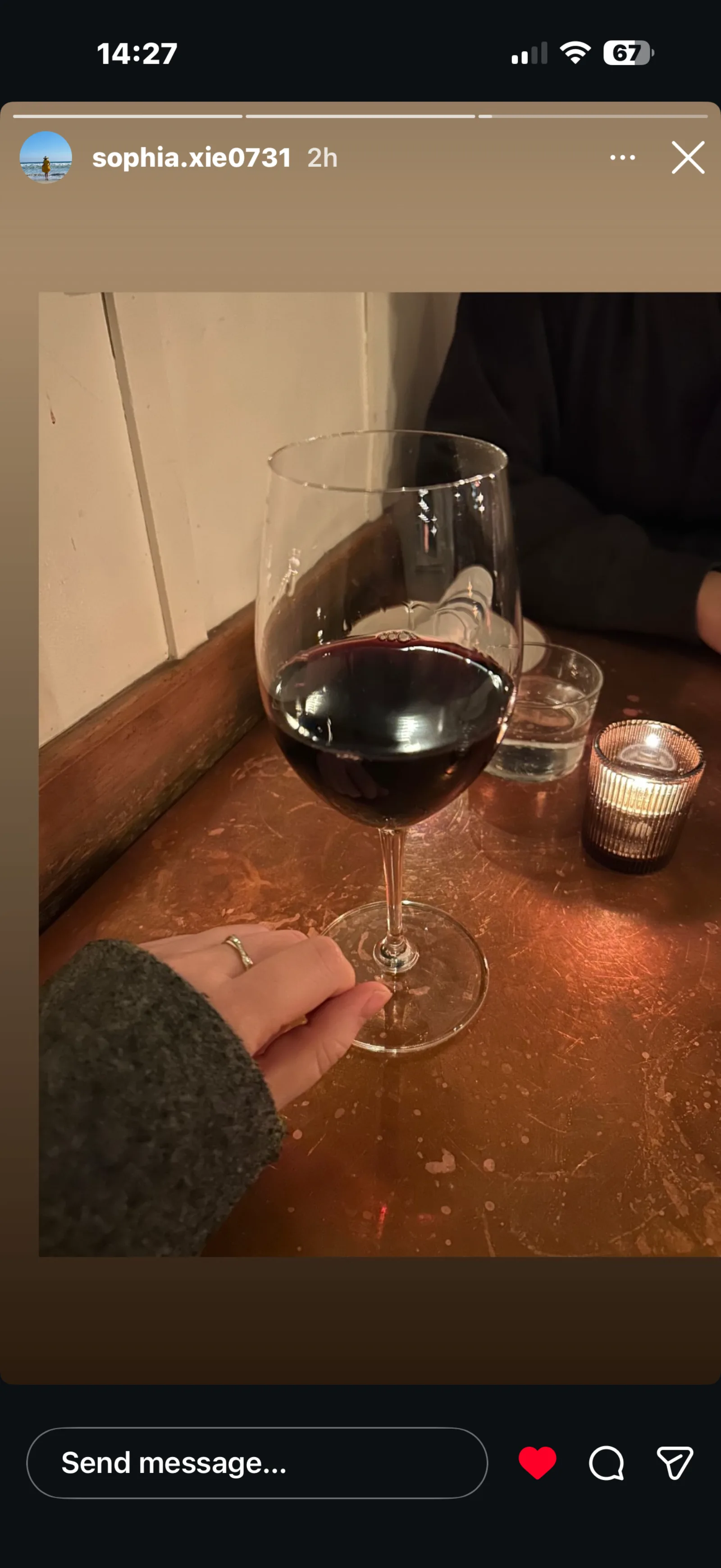 Our first date